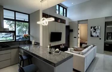 dapur dan ruang keluarga